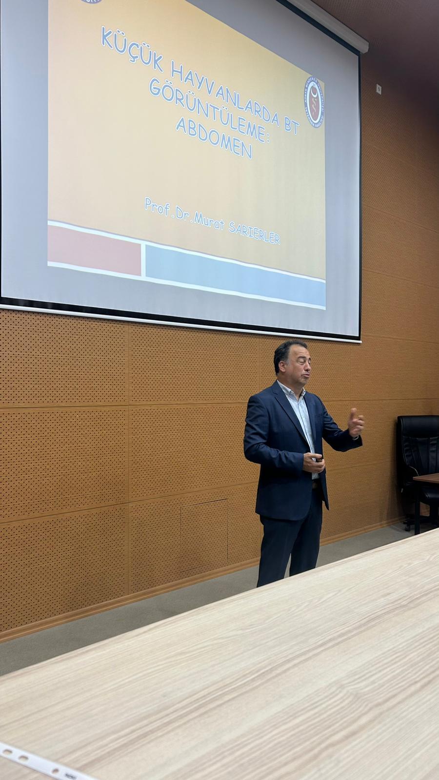 Bilimsel Söyleşi Günleri-II: Küçük Hayvanlarda BT Görüntüleme Semineri Gerçekleştirildi