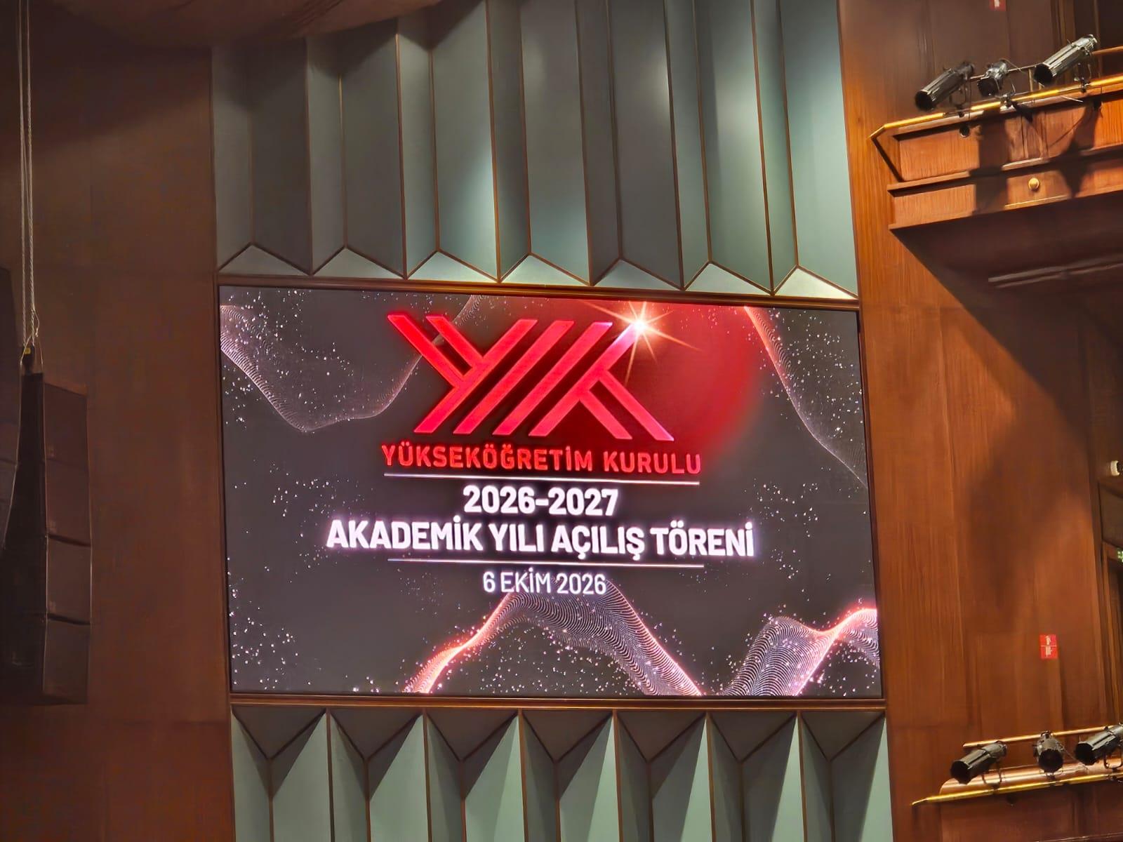 Enstitü Yönetimimiz 2026-2027 Akademik Yılı Açılış Törenine Katıldı