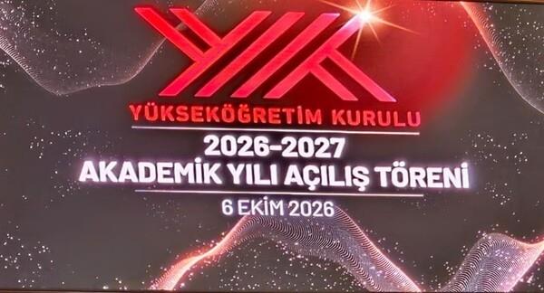 Enstitü Yönetimimiz 2026-2027 Akademik Yılı Açılış Törenine Katıldı